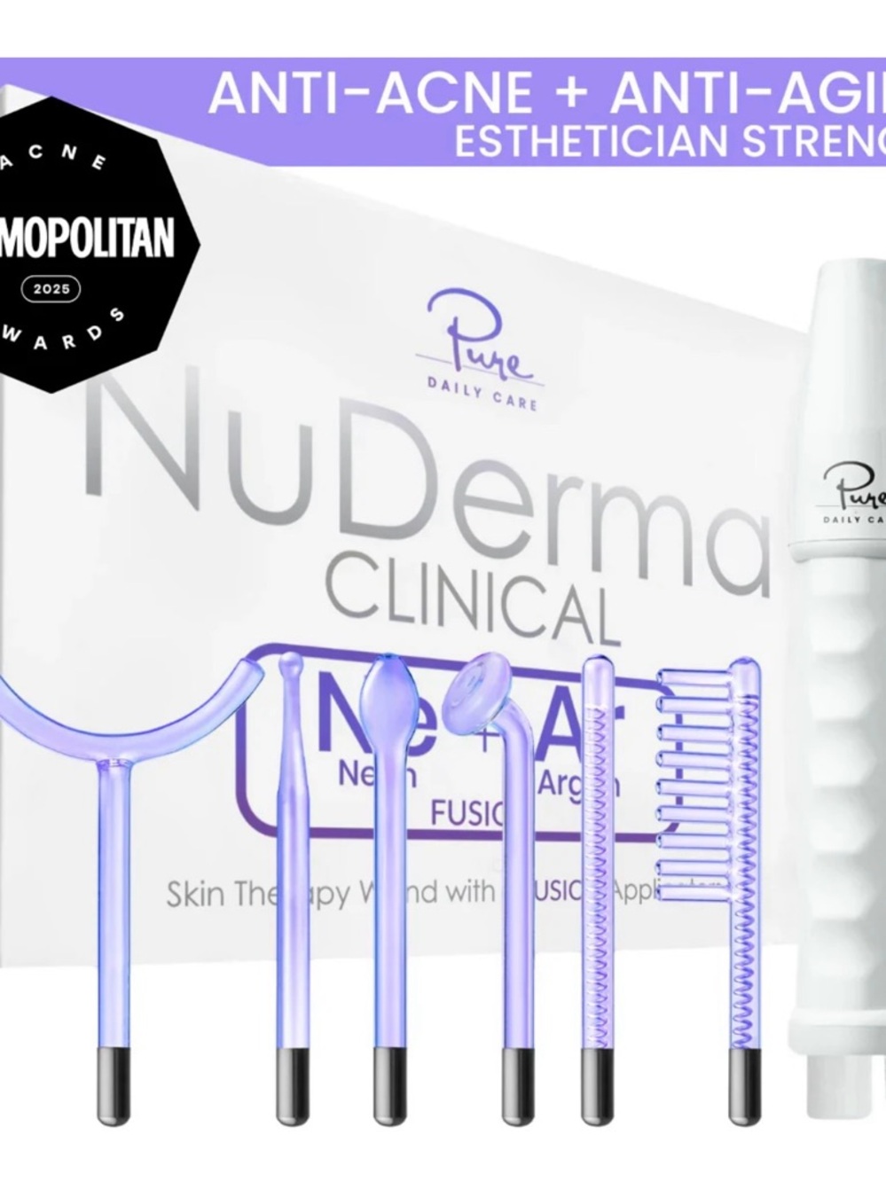NuDerma Clinical Anti-Acne Device - Purple